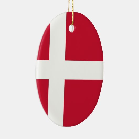 Flagge Dänemarks Keramik Ornament (Rechts)