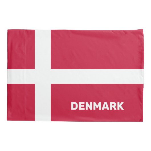 Flagge Dänemarks Kissenbezug (Rückseite)