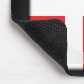 Flagge Dänemarks Mousepad (Ecke)