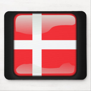 Flagge Dänemarks Mousepad