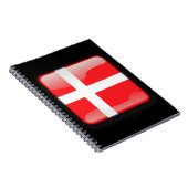 Flagge Dänemarks Notizblock (Rechte Seite)