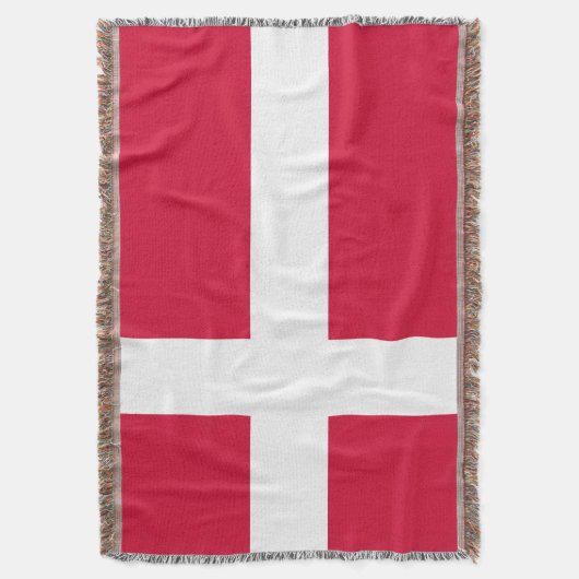 Flagge Dänemarks oder dänischer Stoff Decke (Vorderseite Vertikal)