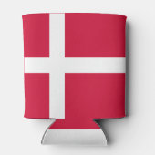 Flagge Dänemarks oder dänischer Stoff Dosenkühler (Rückseite)
