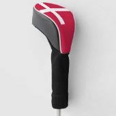 Flagge Dänemarks oder dänischer Stoff Golf Headcover (angewinkelt)