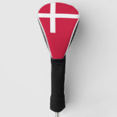 Flagge Dänemarks oder dänischer Stoff Golf Headcover (Vorderseite)