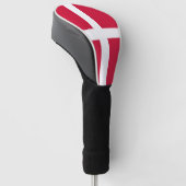 Flagge Dänemarks oder dänischer Stoff Golf Headcover (angewinkelt)