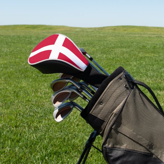 Flagge Dänemarks oder dänischer Stoff Golf Headcover (In SItu)