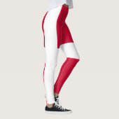 Flagge Dänemarks oder dänischer Stoff Leggings (Rechts)