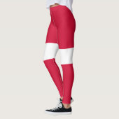 Flagge Dänemarks oder dänischer Stoff Leggings (Links)