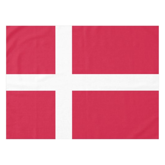 Flagge Dänemarks oder dänischer Stoff Tischdecke (Vorderseite (Horizontal))