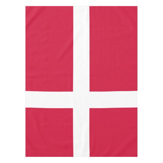 Flagge Dänemarks oder dänischer Stoff Tischdecke (Vorderseite)