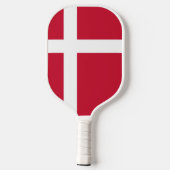 Flagge Dänemarks Pickleball Schläger (Rückseite)