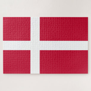 Flagge Dänemarks Puzzle