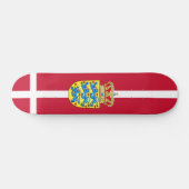 Flagge Dänemarks Skateboard (Horizontal)