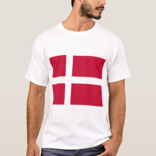 Flagge Dänemarks T-Shirt