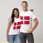 Flagge Dänemarks T-Shirt (Unisex)