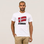 Flagge Dänemarks T-Shirt (Vorne ganz)