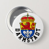 Flagge Darmstadt, Deutschland Button (Vorne & Hinten)