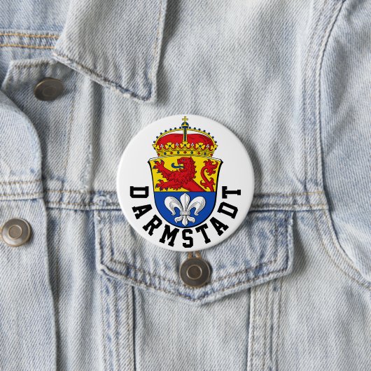 Flagge Darmstadt, Deutschland Button (Beispiel)