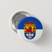 Flagge Darmstadt, Deutschland Button (Vorne & Hinten)