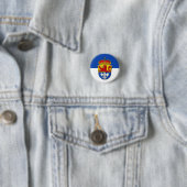 Flagge Darmstadt, Deutschland Button (Beispiel)