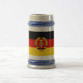 Flagge DDR Republik Bierglas (Mittel)