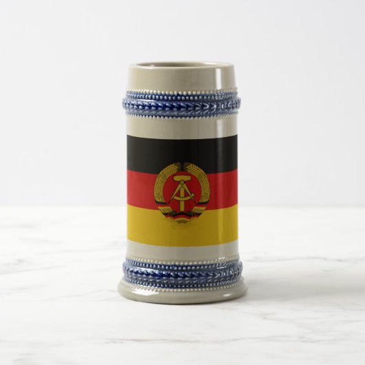 Flagge DDR Republik Bierglas (Mittel)