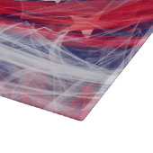 Flagge-dekoratives Glasschneiden-Brett Schneidebrett (Ecke)