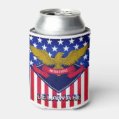 Flagge Delaware USA Dosenkühler (Kanne Vorderseite)