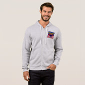 Flagge Delaware USA Hoodie (Vorne ganz)