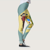 Flagge Delaware, USA Leggings (Rechts)