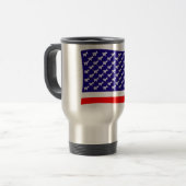 Flagge demokratischer US Flagge Reisebecher (Vorderseite Links)