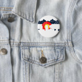 Flagge Denvers Colorado Button (Beispiel)
