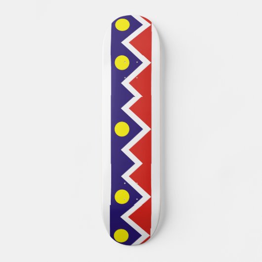 Flagge Denvers, Colorado Skateboard (Vorderseite)