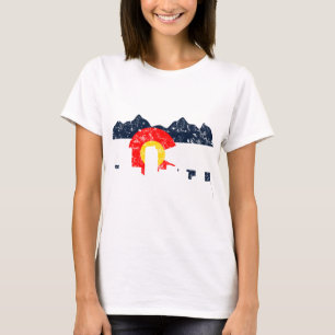 Flagge Denvers Colorado T-Shirt