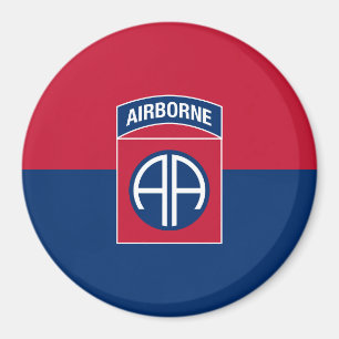 Flagge der 82. Luftlandedivision Militärveteran Magnet