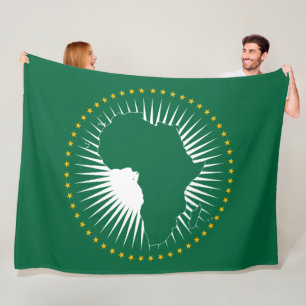 Flagge der Afrikanischen Union (Afrika) (Panafrika Fleecedecke