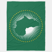 Flagge der Afrikanischen Union (Afrika) (Panafrika Fleecedecke (Vorderseite)