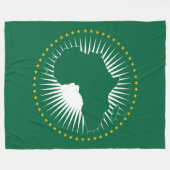 Flagge der Afrikanischen Union (Afrika) (Panafrika Fleecedecke (Vorderseite (Horizontal))