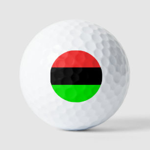Flagge der afroamerikanischen Diaspora Golfball