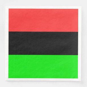 Flagge der afroamerikanischen Diaspora Serviette