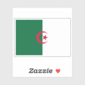 Flagge der algerischen Republik (1958-1962), Alger Aufkleber (Blatt)
