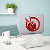 Flagge der American Indian Movement Aufkleber (Laptop auf Schreibtisch)