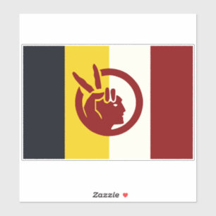 Flagge der American Indian Movement Aufkleber