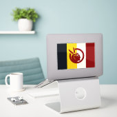 Flagge der American Indian Movement Aufkleber (Laptop auf Schreibtisch)