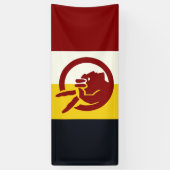 Flagge der American Indian Movement Banner (Vertikal)