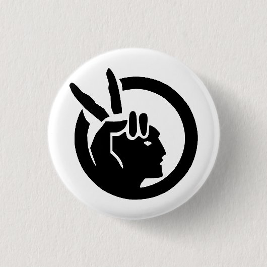 Flagge der American Indian Movement Button (Vorderseite)