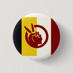 Flagge der American Indian Movement Button
