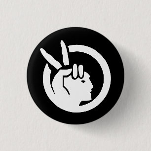 Flagge der American Indian Movement Button