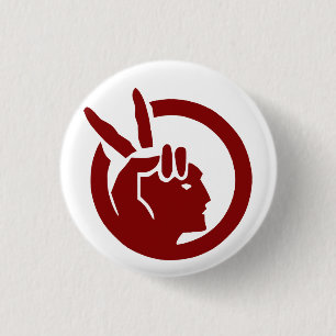 Flagge der American Indian Movement Button